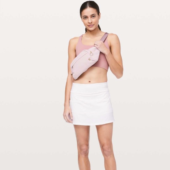 Lululemon Pace Rival Skirt (Tall) *4-way Stretch 15" White - Picture 1 of 9